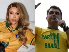 Erika Hilton pede o bloqueio dos bens e das contas de Flávio Bolsonaro e de sua esposa após fuga para os EUA